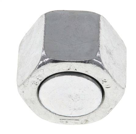 UN 1-3/16''-12 Acier zingué Embout ORFS 400 Bar