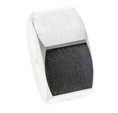Bouchon de fermeture 2'' NPT en acier zingué avec hexagone extérieur 70 Bar