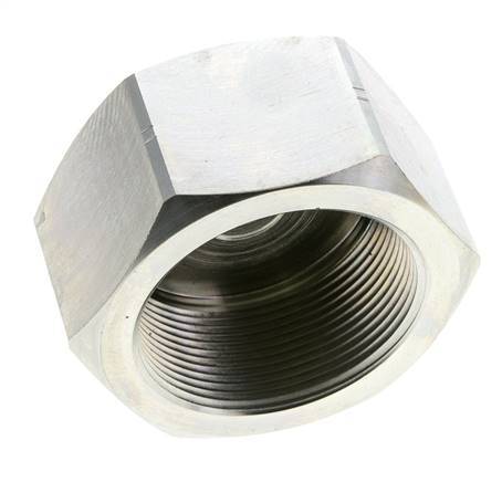 Bouchon de fermeture 2'' NPT en acier zingué avec hexagone extérieur 70 Bar