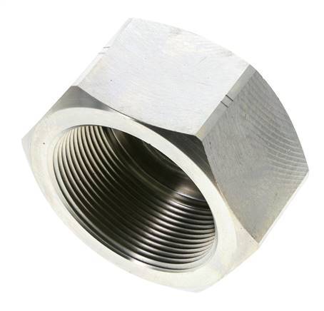 Bouchon de fermeture 2'' NPT en acier zingué avec hexagone extérieur 70 Bar