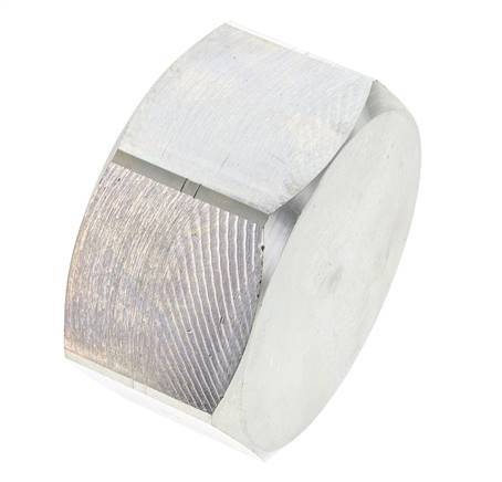 Bouchon de fermeture 2'' NPT en acier zingué avec hexagone extérieur 70 Bar