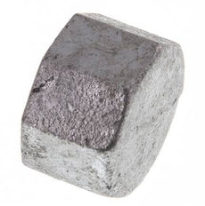 Rp 1'' Zinc plated Cast iron End cap 25 Bar [5 Pieces]