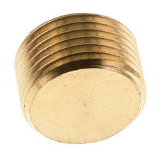 G 3/8'' Brass Closing plug with Inner Hex without collar 16 Bar [5 Pieces]
