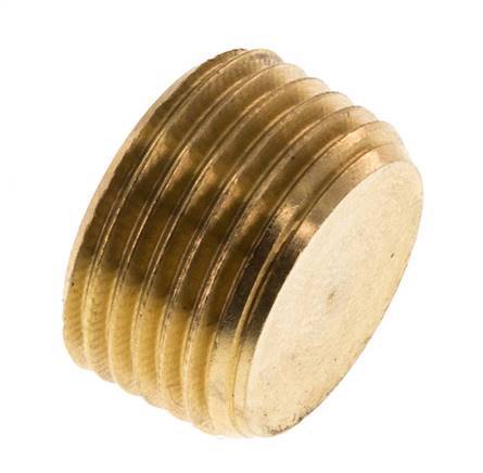 3/8'' Brass Closing plug with Inner Hex without collar 16 Bar [5 Pieces]