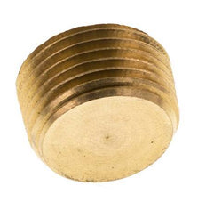 3/8'' Brass Closing plug with Inner Hex without collar 16 Bar [5 Pieces]