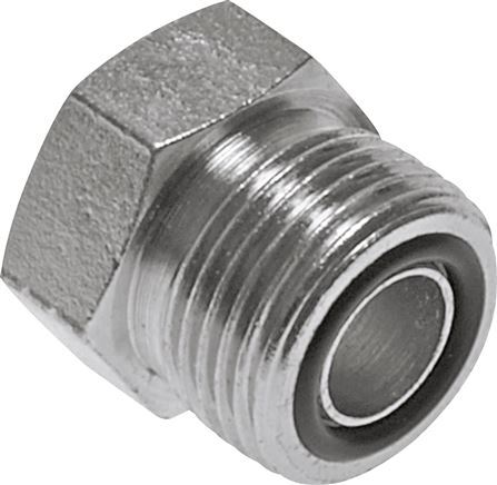 UN 11/16''-16 Zinc plated Steel Closing Plug ORFS 630 Bar [2 Pieces]