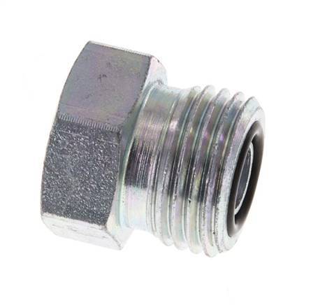 UN 11/16''-16 Zinc plated Steel Closing Plug ORFS 630 Bar [2 Pieces]