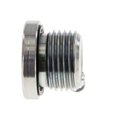 G 1/2'' Mâle Bouchon en acier zingué avec hexagone intérieur et joint NBR 400 Bar [2 Pièces].