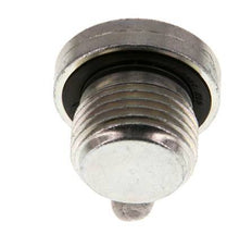 G 3/8'' Mâle Acier zingué Bouchon de fermeture avec hexagone intérieur et joint NBR 400 Bar [2 Pièces].