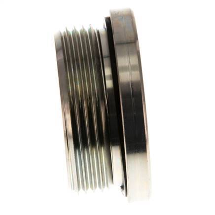 G 1 1/2'' mâle Acier zingué Bouchon de fermeture avec hexagone intérieur et joint NBR 250 Bar