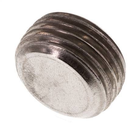1/2'' Stainless steel Closing plug with Inner Hex without collar 40 Bar [2 Pieces]
