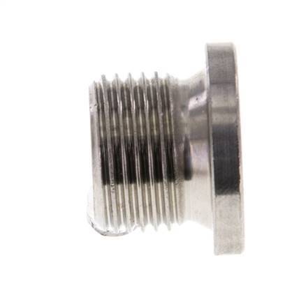 G 3/8'' Stainless steel Closing plug with Inner Hex 40 Bar