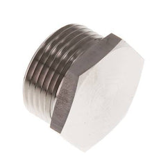 G 1'' Stainless steel Closing plug with Outer Hex 40 Bar