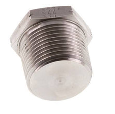 1'' NPT mâle Bouchon de fermeture en acier inoxydable avec Hexagone extérieur 140 Bar