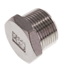 3/4'' NPT mâle Bouchon de fermeture en acier inoxydable avec Hexagone extérieur 16 Bar