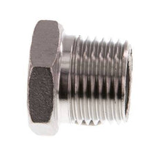 Bouchon de fermeture 1/2'' NPT mâle en acier inoxydable avec hexagone extérieur 16 Bar [2 pièces].