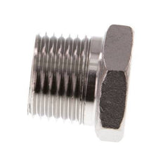Bouchon de fermeture 1/2'' NPT mâle en acier inoxydable avec hexagone extérieur 16 Bar [2 pièces].
