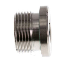G 3/4'' Mâle Bouchon de fermeture en acier inoxydable avec hexagone intérieur et joint FKM 400 Bar