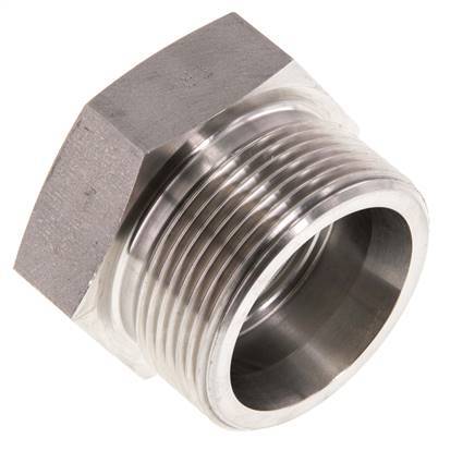 30S Bouchon de fermeture en acier inoxydable pour tubes 400 Bar DIN 2353