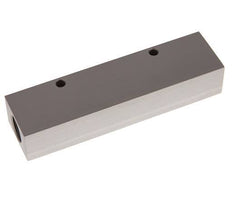 2xG 1/2'' x 4xG 1/4'' Aluminium Distributor Block One-sided 16 Bar