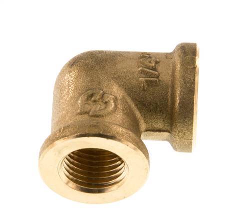 G 1/4'' Brass 90 deg Elbow Fitting 16 Bar [2 Pieces]