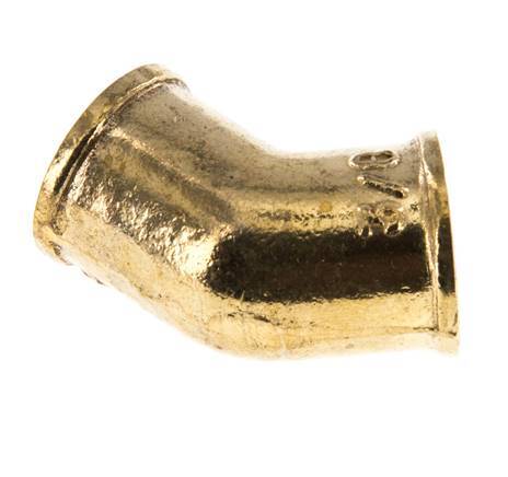 Rp 3/8'' Laiton 45 deg Raccord coudé 16 Bar