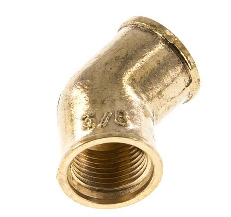 Rp 3/8'' Laiton 45 deg Raccord coudé 16 Bar