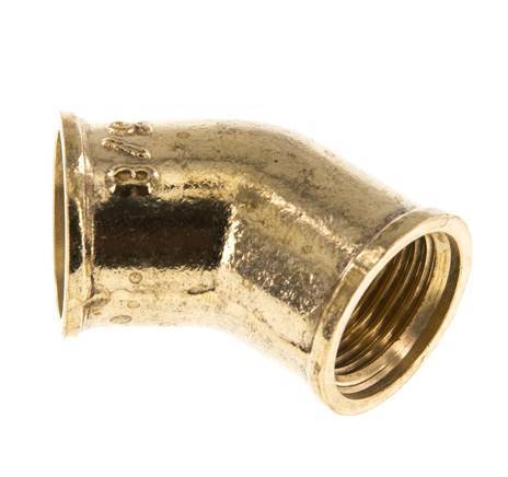 Rp 3/8'' Laiton 45 deg Raccord coudé 16 Bar
