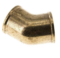 Rp 1'' Brass 45 deg Elbow Fitting 16 Bar