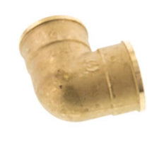 G 1 Raccord coudé 90° en laiton 1/4'' 16 Bar