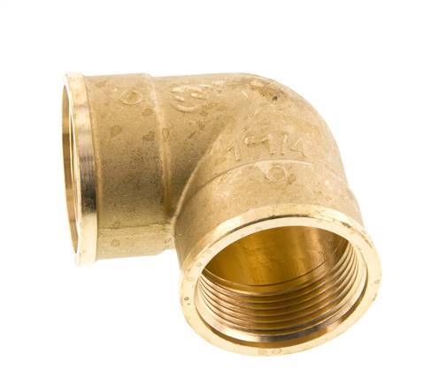 G 1 Raccord coudé 90° en laiton 1/4'' 16 Bar