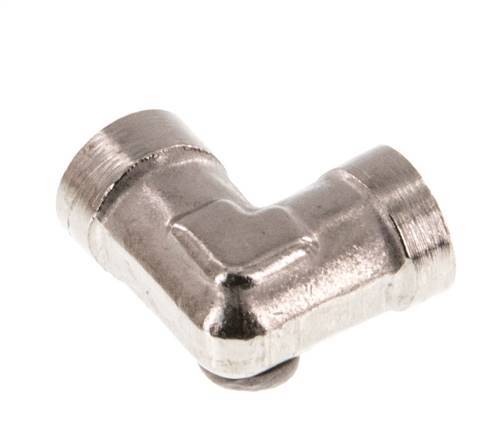 M5 Nickel plated Brass 90 deg Elbow Fitting 16 Bar [5 Pieces]