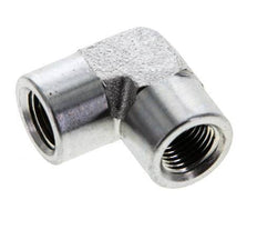 Raccord coudé 90° 1/8'' NPT en acier zingué 345 Bar - Hydraulique