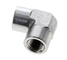 Raccord coudé 90° 1/8'' NPT en acier zingué 345 Bar - Hydraulique
