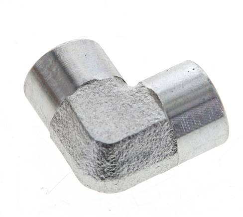 Raccord coudé 90° 1/8'' NPT en acier zingué 345 Bar - Hydraulique