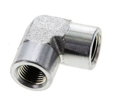 Raccord coudé 90° 1/8'' NPT en acier zingué 345 Bar - Hydraulique