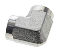 Raccord coudé 90 degrés 3/4'' NPT en acier zingué 170 Bar - Hydraulique