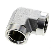 Raccord coudé 90 degrés 3/4'' NPT en acier zingué 170 Bar - Hydraulique