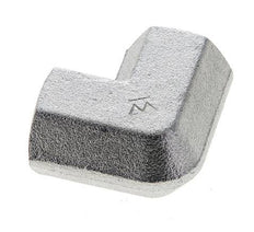 3/8'' NPT Zinc plated Steel 90 deg Elbow Fitting 210 Bar - Hydraulic