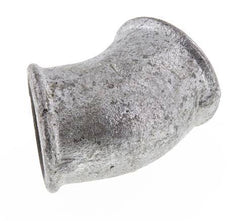Rp 1'' Zinc plated Cast iron 45 deg Elbow Fitting 25 Bar
