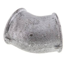 Rp 1 1/2'' Zinc plated Cast iron 45 deg Elbow Fitting 25 Bar