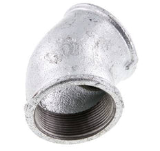Rp 2'' Fonte zinguée Raccord coudé 45° 25 Bar