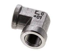 Raccord coudé 90 degrés 3/8'' NPT en acier inoxydable 210 Bar - Hydraulique