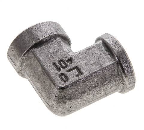 Raccord coudé 90 degrés 3/8'' NPT en acier inoxydable 210 Bar - Hydraulique