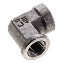 Raccord coudé 90 degrés 3/8'' NPT en acier inoxydable 210 Bar - Hydraulique