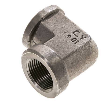 Raccord coudé 90 degrés 1'' NPT en acier inoxydable 140 Bar - Hydraulique