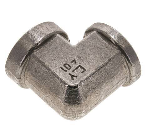 Raccord coudé 90 degrés 1'' NPT en acier inoxydable 140 Bar - Hydraulique