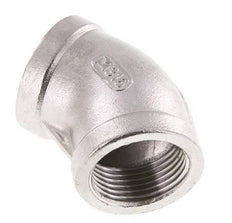 Raccord coudé 45° Rp 1'' en acier inoxydable 16 Bar