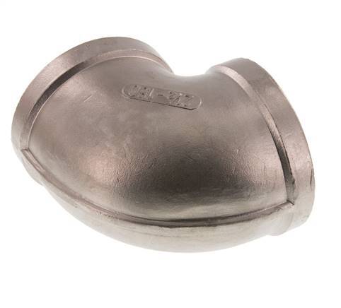 Raccord coudé 90° Rp 2 1/2'' en acier inoxydable 16 Bar