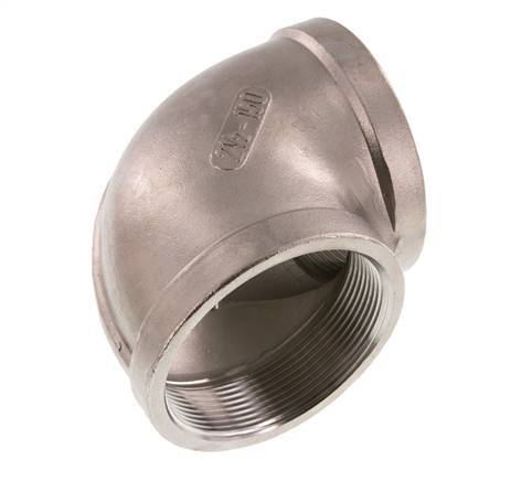 Raccord coudé 90° Rp 2 1/2'' en acier inoxydable 16 Bar